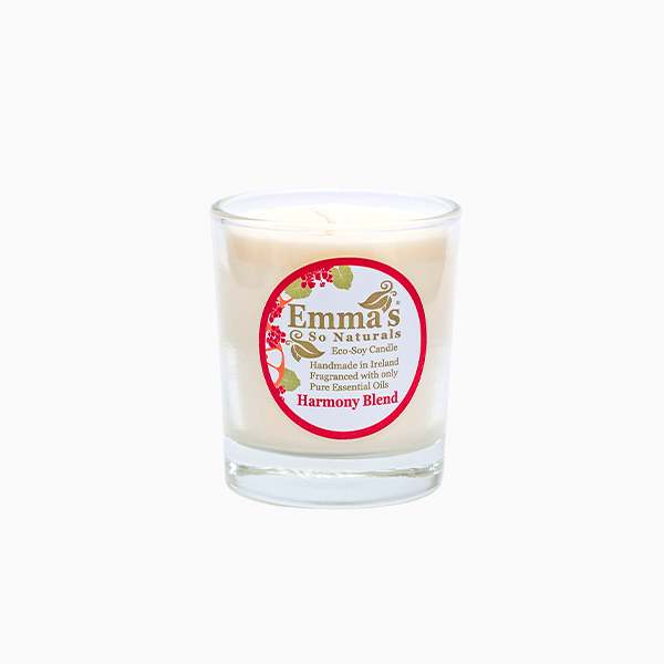 Natural Soy Wax Candle with Rose Geranium & Sweet Orange Essential Oils by Emma's So Naturals