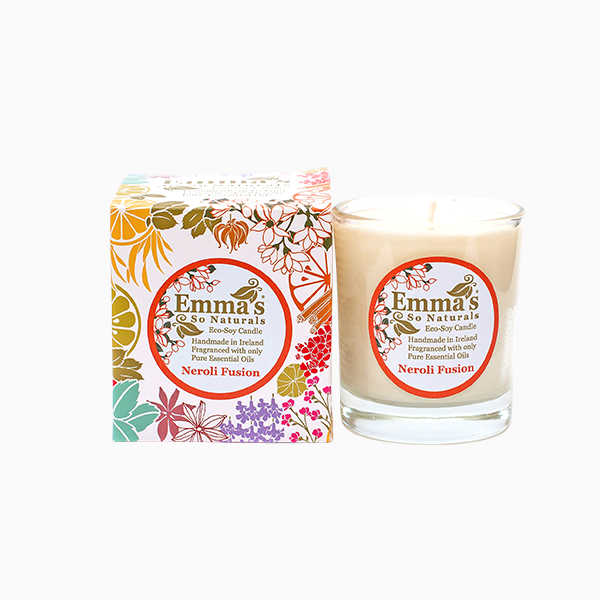 Natural Soy Wax Candle with Neroli, Lavender & Sweet Orange Essential Oils by Emma's So Naturals