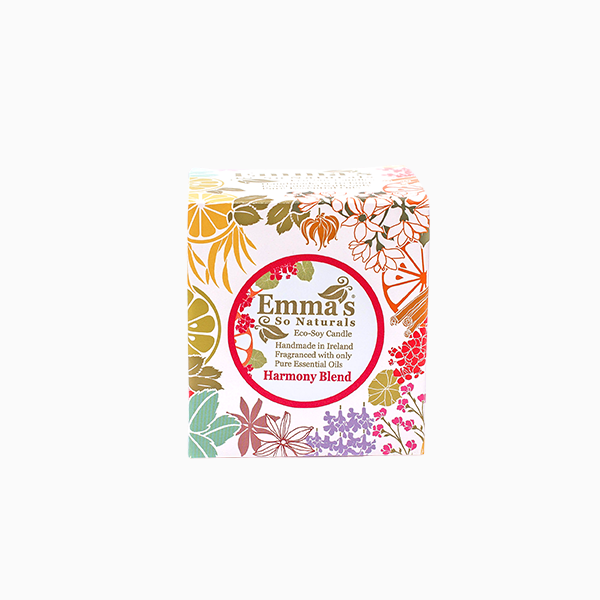Natural Soy Wax Candle with Rose Geranium & Sweet Orange Essential Oils by Emma's So Naturals
