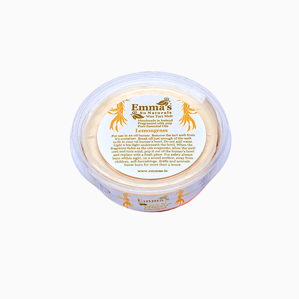 Natural Soy Wax Tart Melt with Lemongrass Essential Oils by Emma's So Naturals