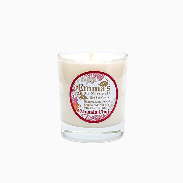 Natural Soy Wax Candle with Cinnamon, Clove, Cardamon & Ginger Essential Oils by Emma's So Naturals