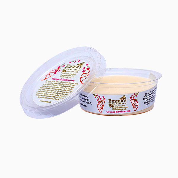 Natural Soy Wax Tart Melt with Sweet Orange & Palmarosa Essential Oils by Emma's So Naturals