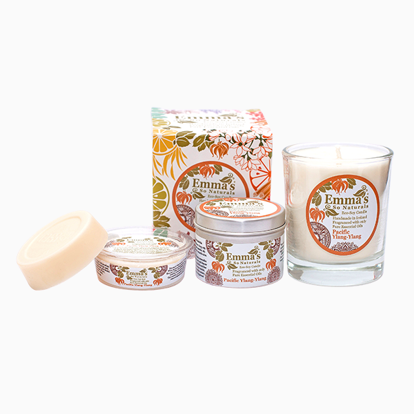 Natural Soy Wax Tart Melt with Ylang-Ylang, Lavender & Bergamot Essential Oils by Emma's So Naturals